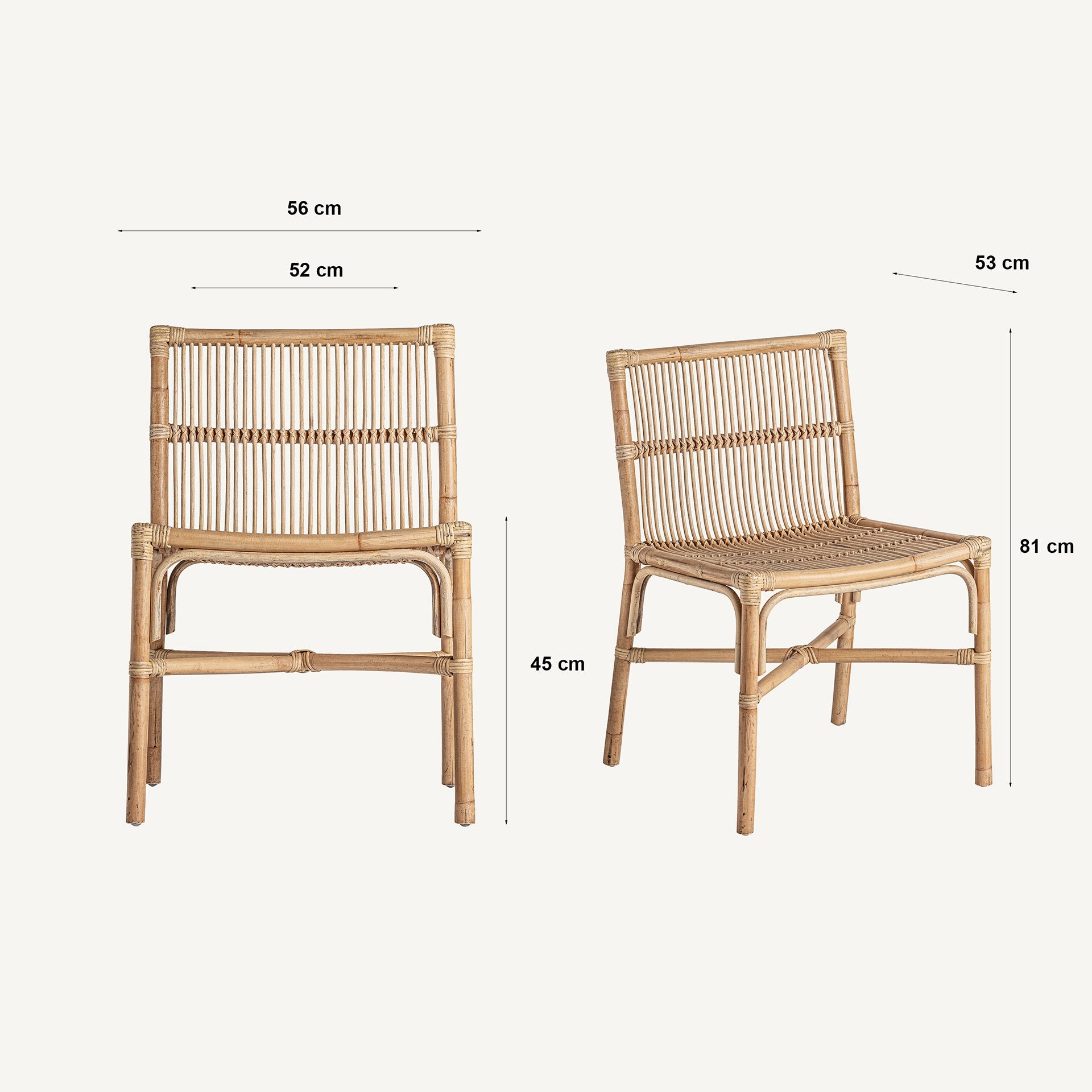 Tandag Rattan Chair - Maison Rêves UK