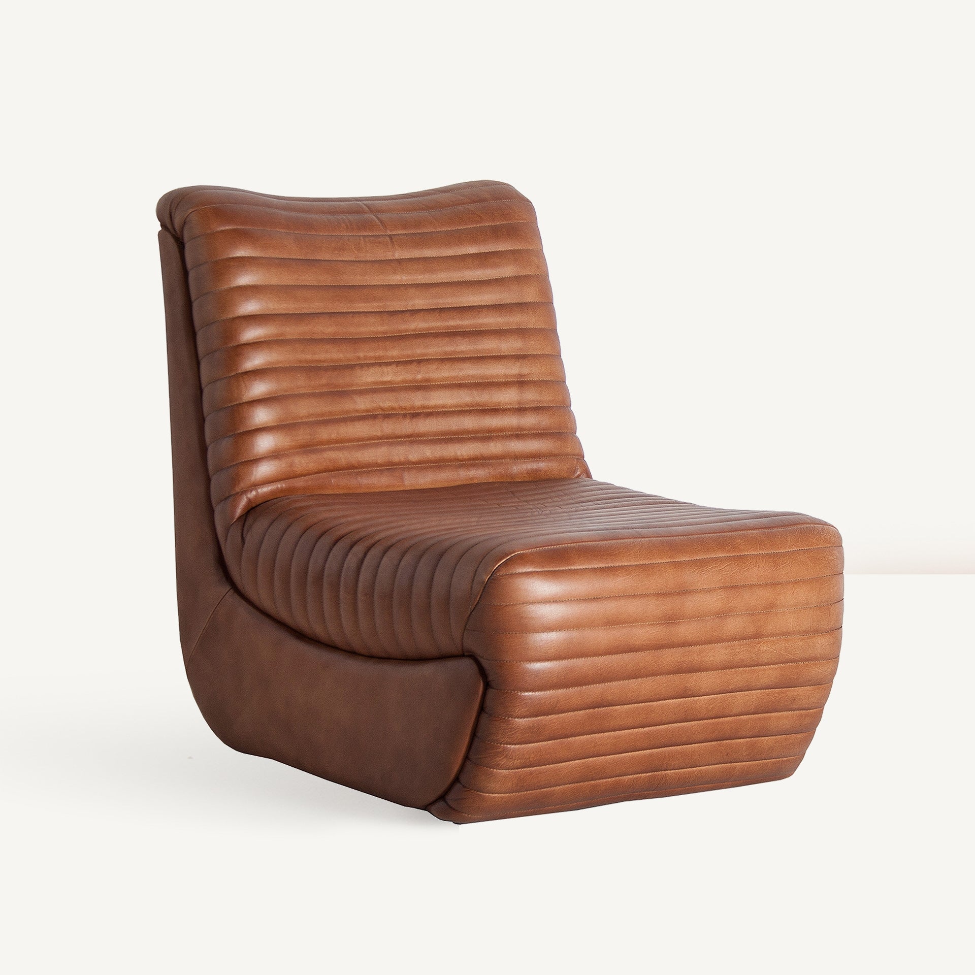 Almstock Leather Armchair - Maison Rêves UK