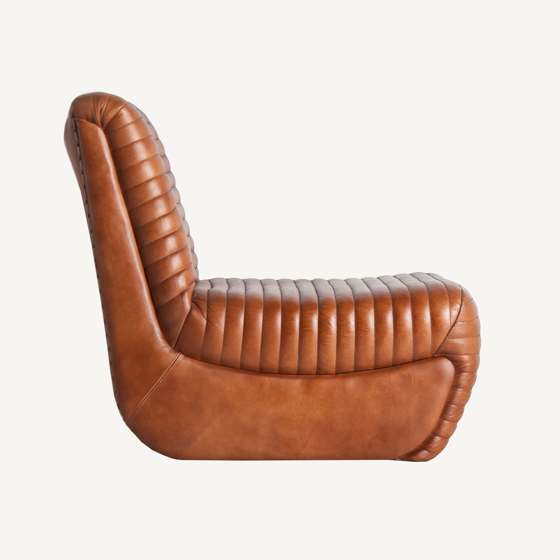 Almstock Leather Armchair - Maison Rêves UK