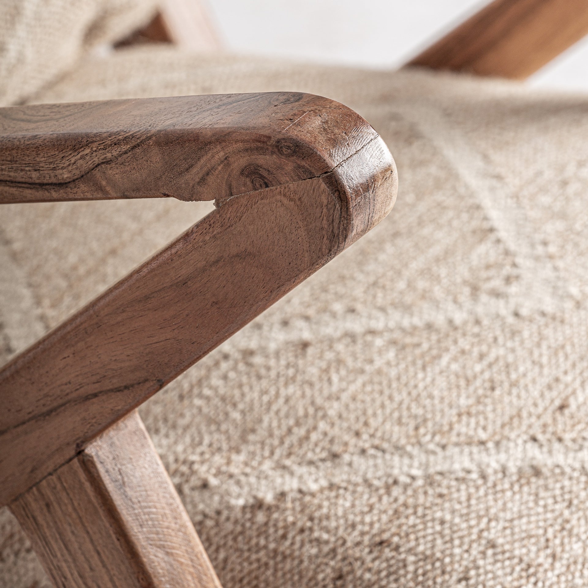 Elgin Jute Armchair - Maison Rêves UK