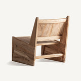 Tiers Teak Wood Armchair - Maison Rêves UK
