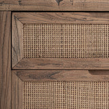 Byremo Elm Wood Tall Chest of Drawers - Maison Rêves UK