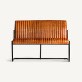 Chadron Buffalo Leather Bar Sofa - Maison Rêves UK