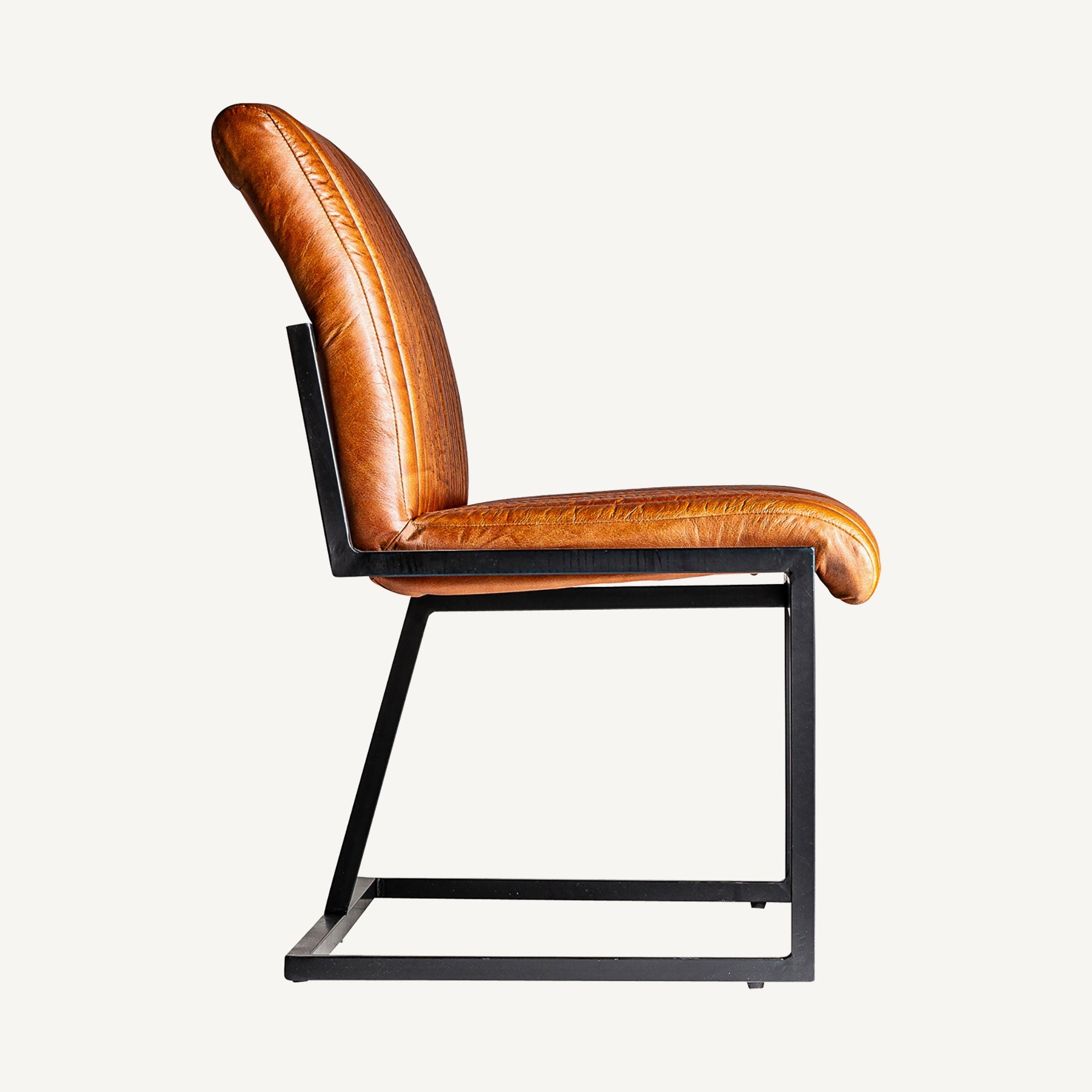 Chadron Buffalo Leather Bar Sofa - Maison Rêves UK