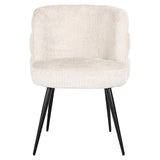 Stella Beige Chenille Fabric Dining Chair by Richmond Interiors - Maison Rêves UK