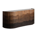 Sturgis Mango Wood Sideboard Rounded - Maison Rêves UK