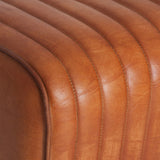 Almstock Leather Stool - Maison Rêves UK