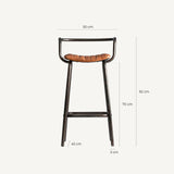 Chadron Iron Stool - Maison Rêves UK