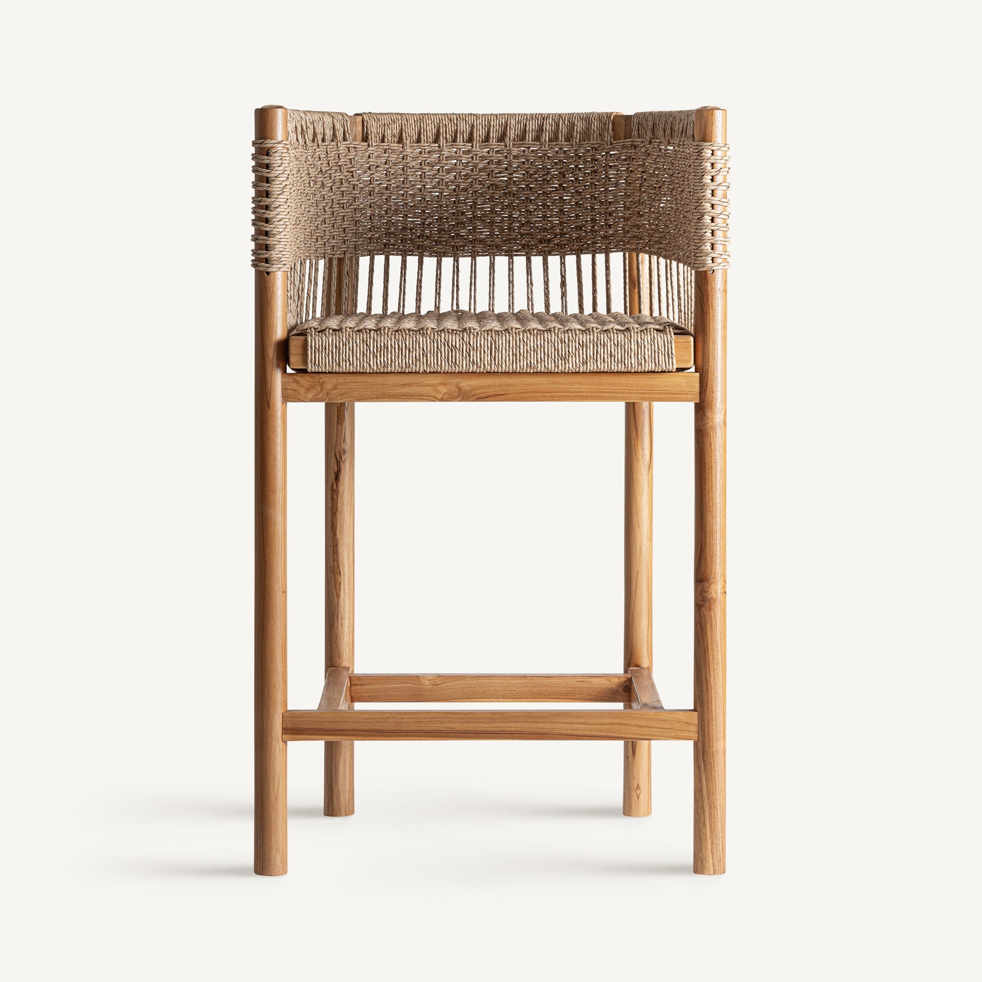 Jarlan Teak Wood Stool - Maison Rêves UK