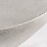 Telfs Concrete Circular Coffee Table - Maison Rêves UK