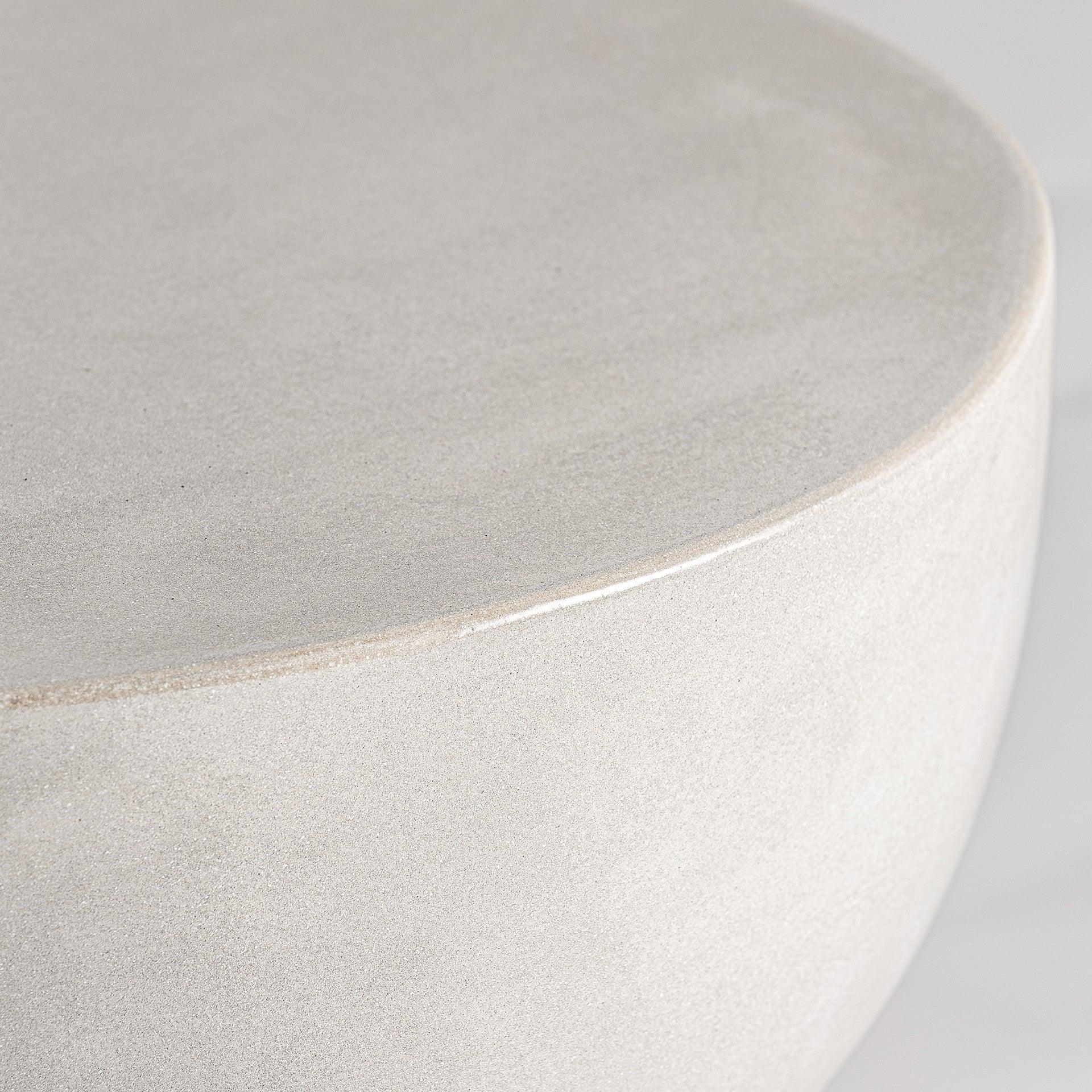 Telfs Concrete Circular Side Table - Maison Rêves UK