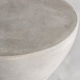 Telfs Concrete Circular Stool/Table - Maison Rêves UK