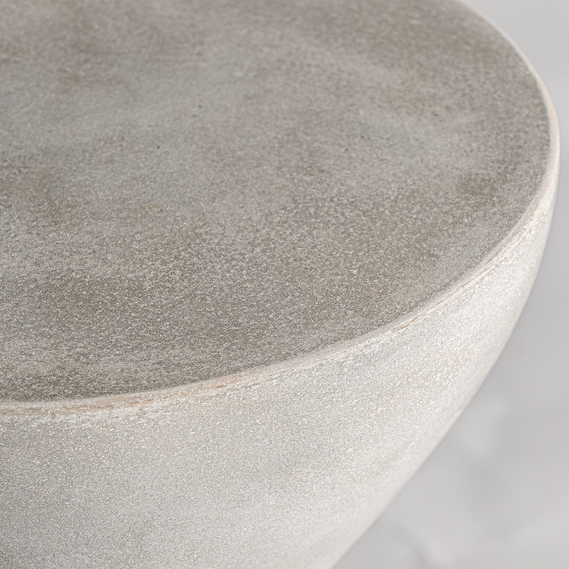 Telfs Concrete Circular Stool/Table - Maison Rêves UK