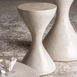 Telfs Concrete Circular Stool/Table - Maison Rêves UK