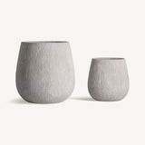 Carlux Fibre Cement Vase (Set of 2) - Maison Rêves UK