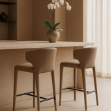 Vela Counter Stool - Vintage Eco Pelle Cognac