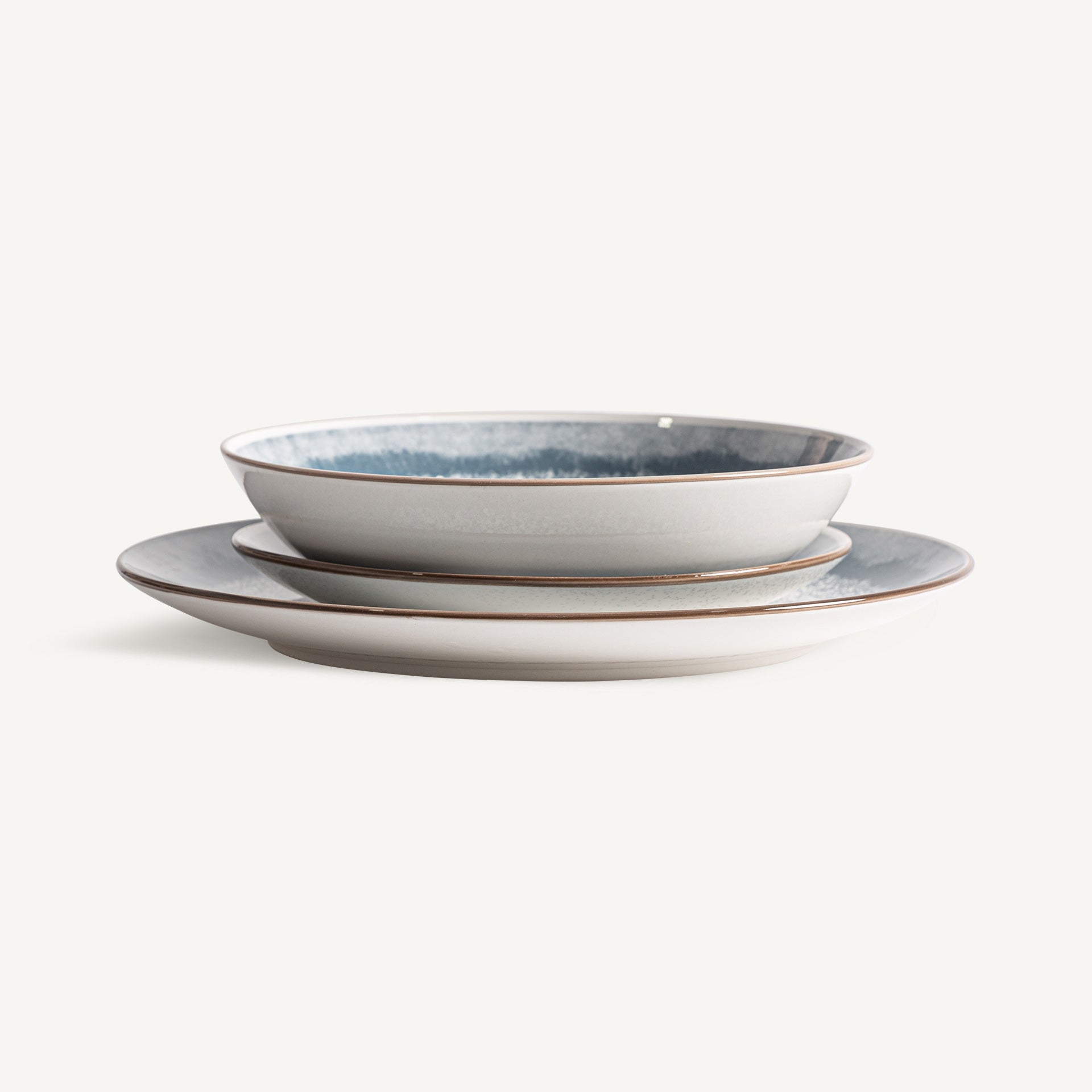 Chambrey Porcelain Crockery (Set of 18) - Maison Rêves UK