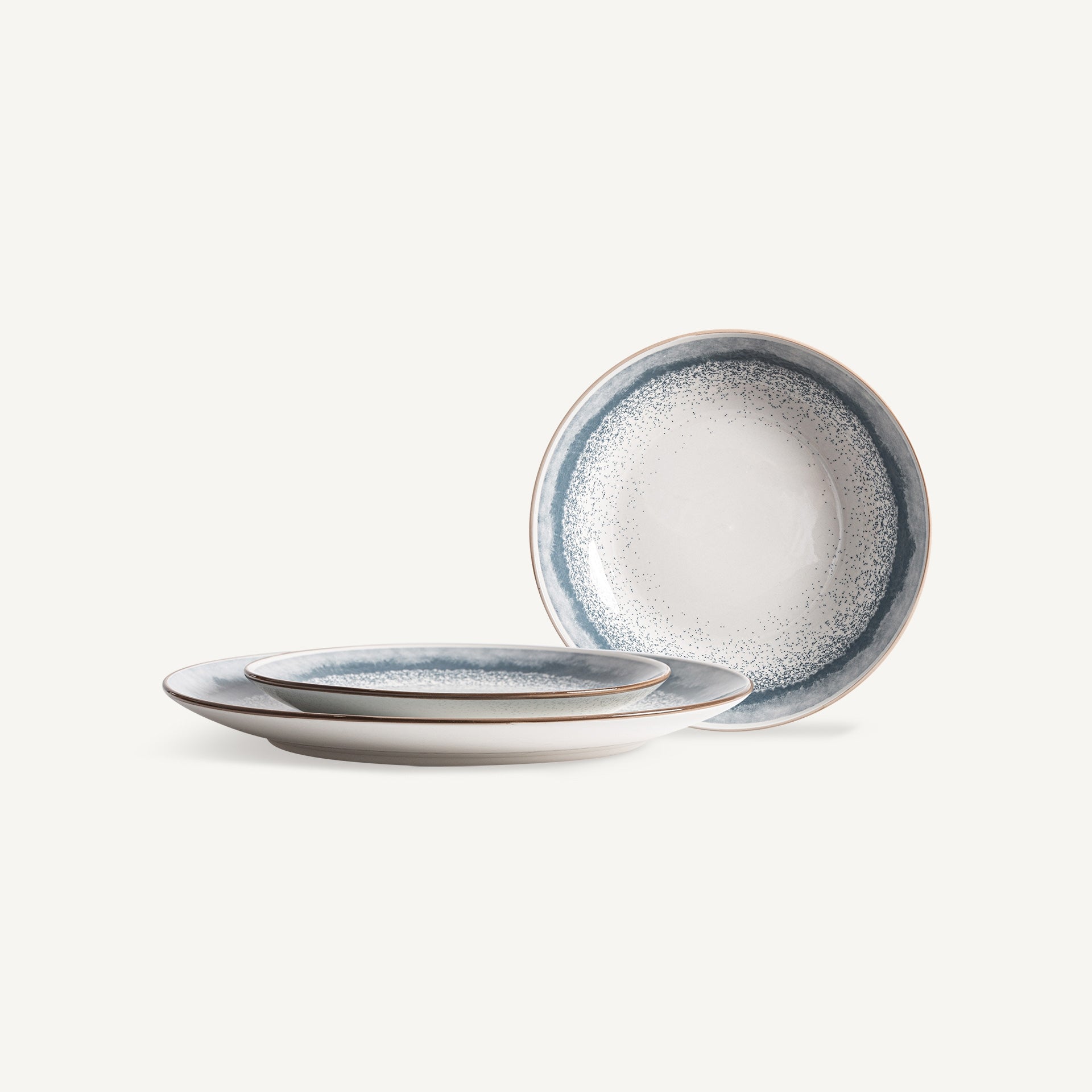Chambrey Porcelain Crockery (Set of 18) - Maison Rêves UK