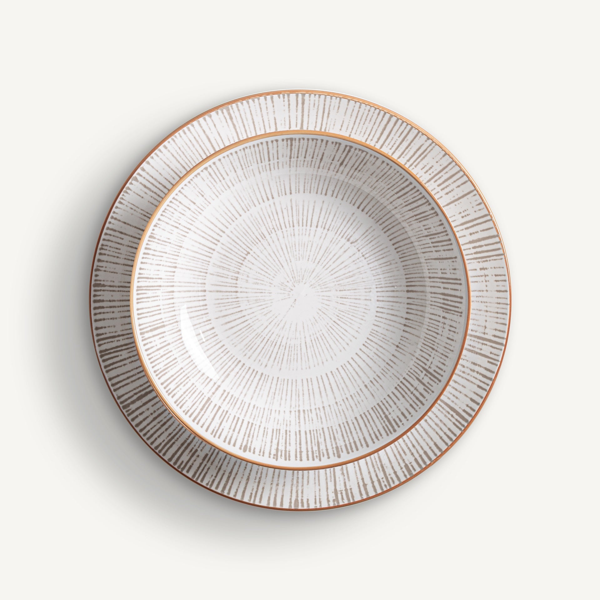 Thulay Porcelain Crockery (Set of 18) - Maison Rêves UK