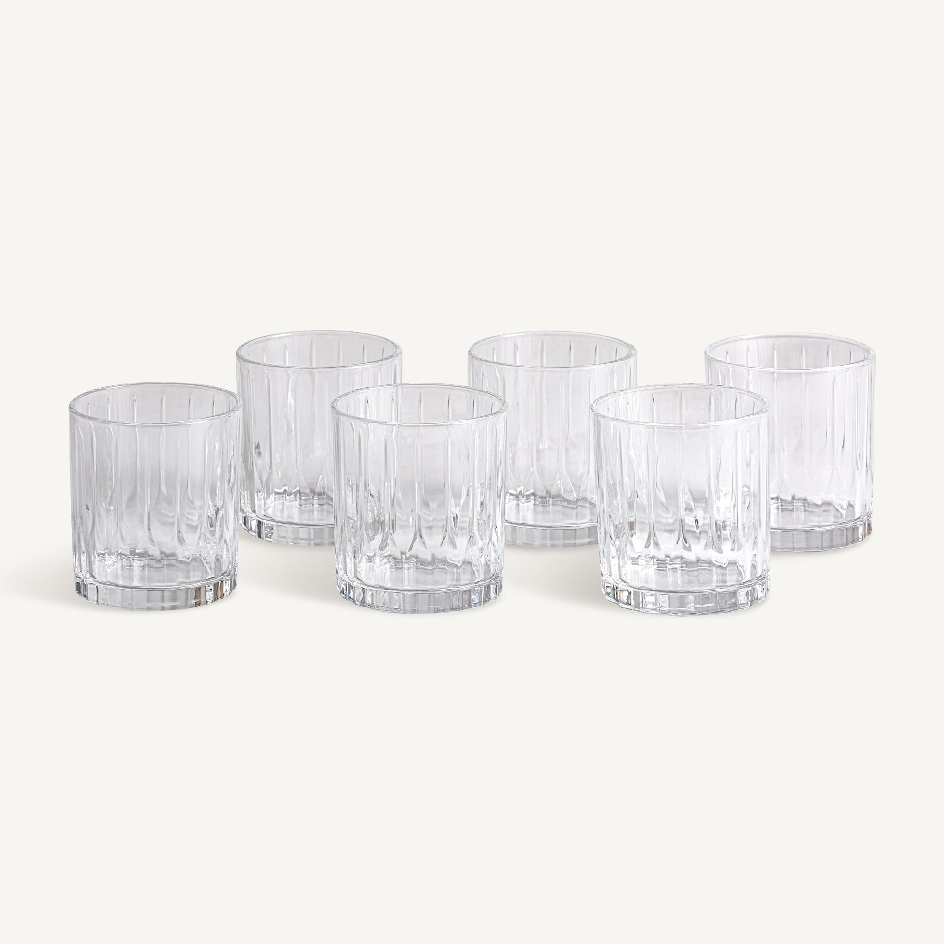 Birf Clear Glass (Set of 6) - Maison Rêves UK