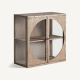 Byremo Elm Wood Modular Display Cabinet - Maison Rêves UK