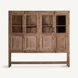 Rubland Mango Wood Glass Cabinet - Maison Rêves UK