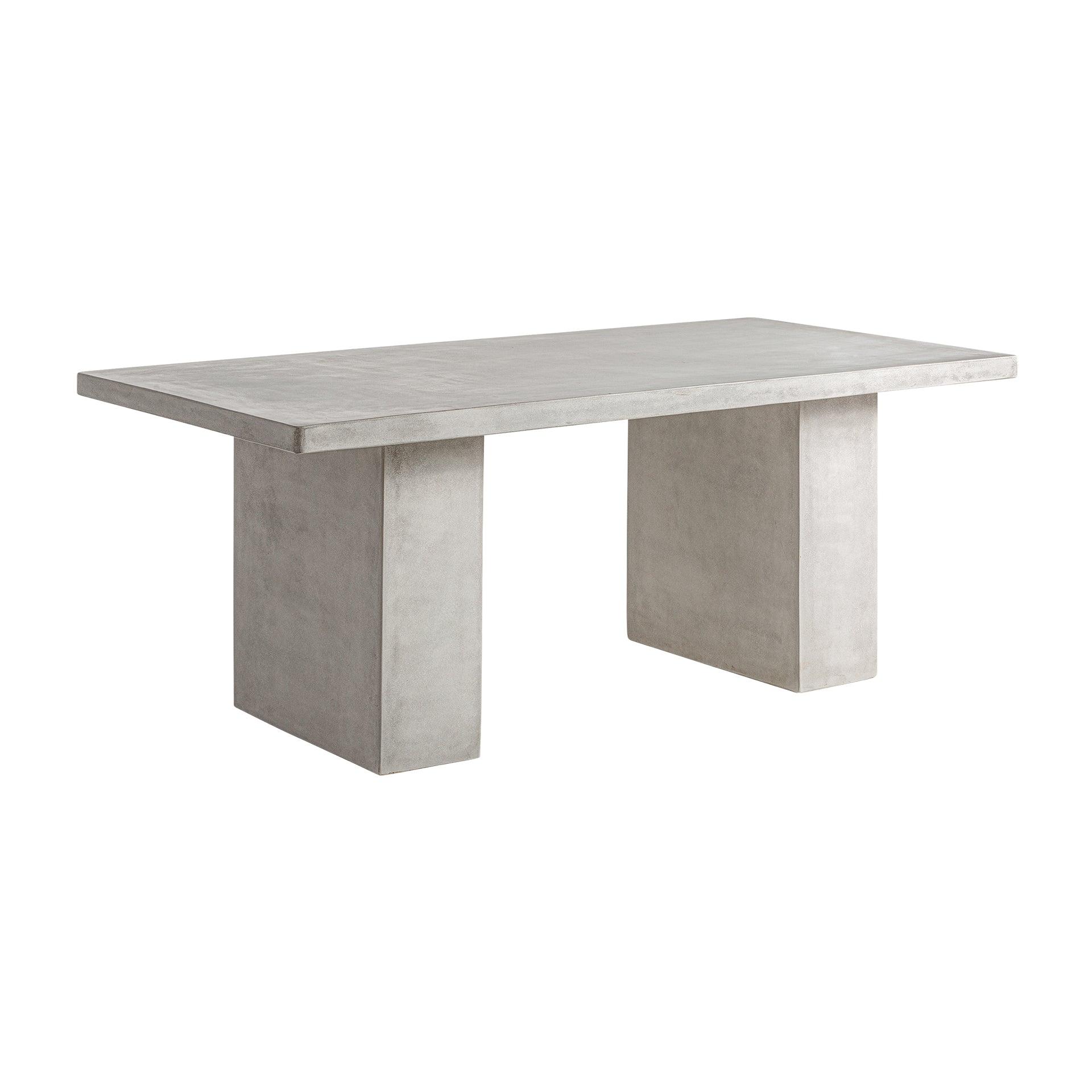 Vytina Off White Rectangular Dining Table - Maison Rêves UK