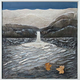 Waterfall Handmade Paper Wall Art