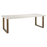 Whitebone Verona Grey Rectangular Dining Table by Richmond Interiors - Maison Rêves UK