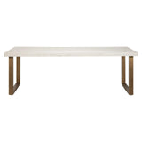 Whitebone Verona Grey Rectangular Dining Table by Richmond Interiors - Maison Rêves UK