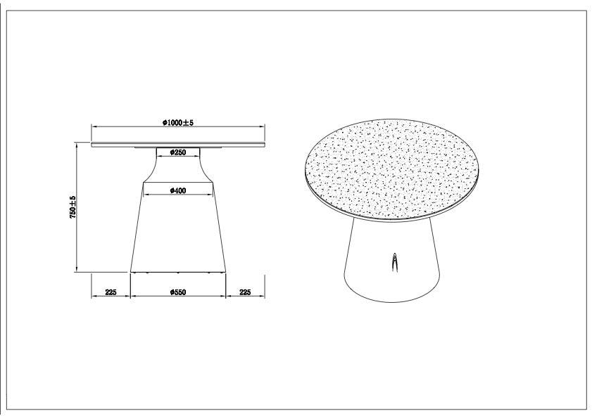 Willow Dining Table Round by Twenty10 Designs - Maison Rêves UK