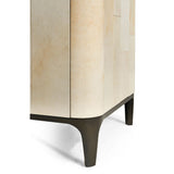 Aventine Parchment Finish Cabinet with Bronze Detailing by William Yeoward