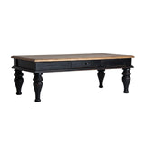 Zenica Recycled Wood Rectangular Coffee Table - Maison Rêves UK