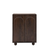 Zenith Walnut 2 Door Cupboard Mango Wood - Maison Rêves UK