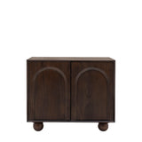 Zenith Walnut 2 Door Sideboard Mango Wood - Maison Rêves UK