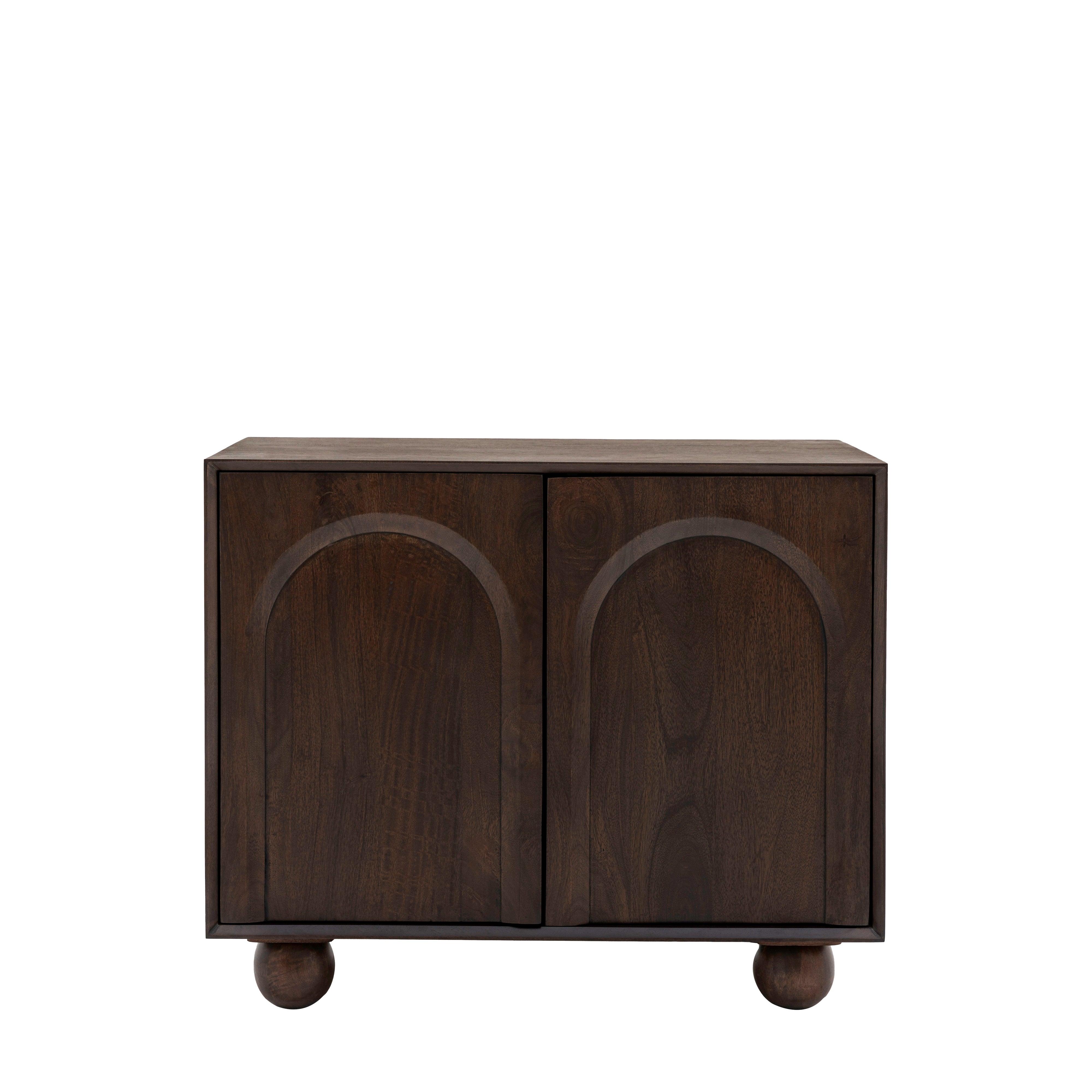 Zenith Walnut 2 Door Sideboard Mango Wood - Maison Rêves UK