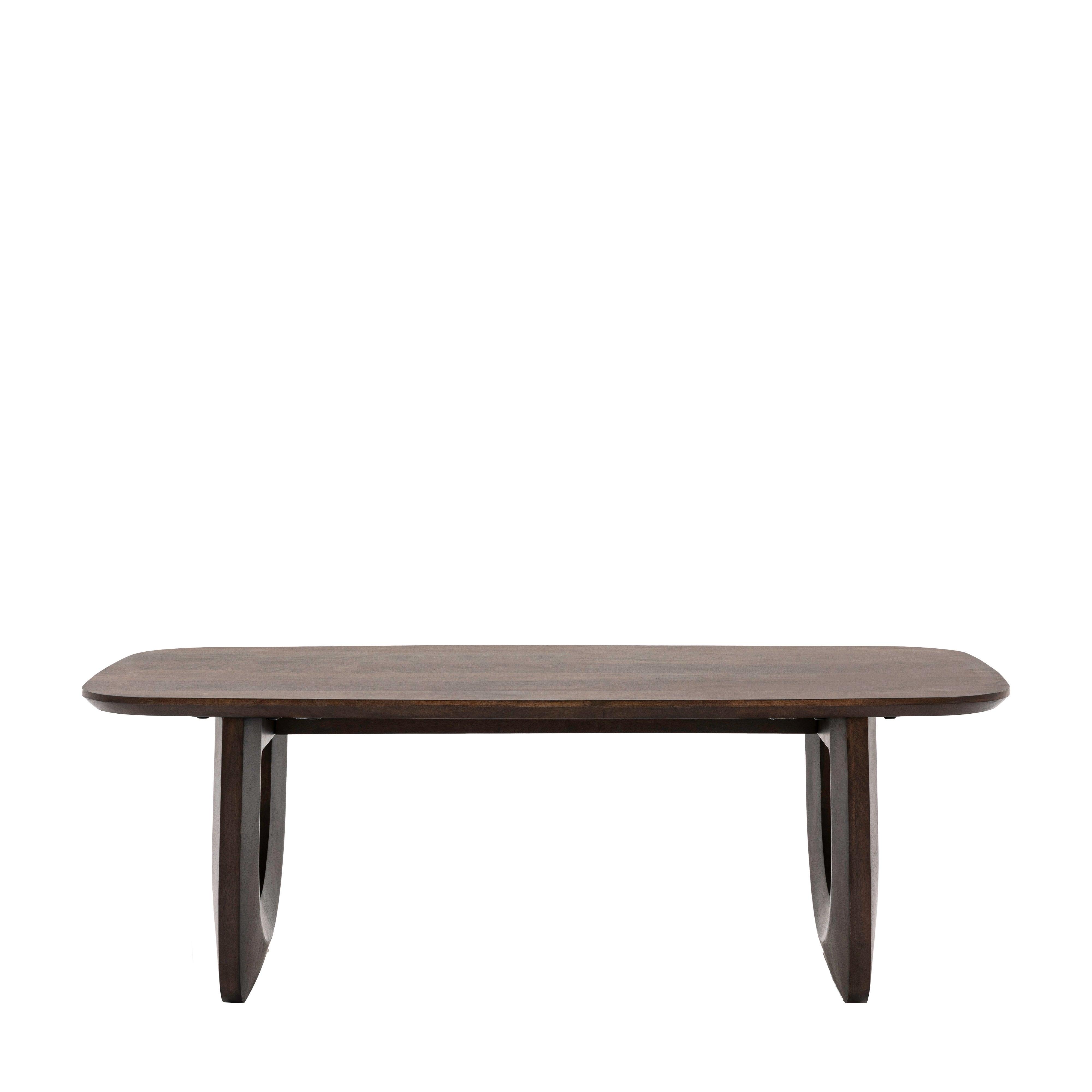 Zenith Walnut Coffee Table Mango Wood - Maison Rêves UK