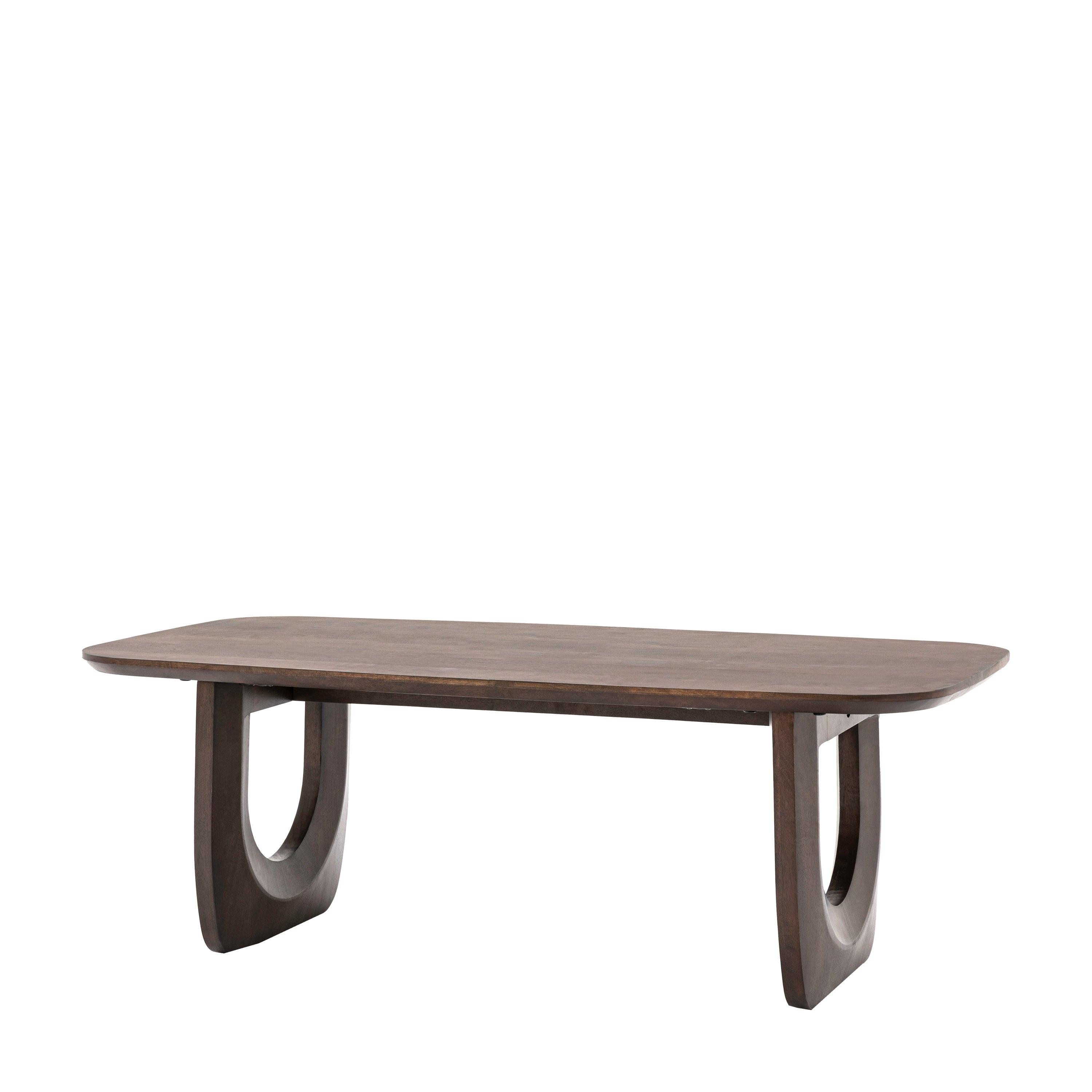 Zenith Walnut Coffee Table Mango Wood - Maison Rêves UK