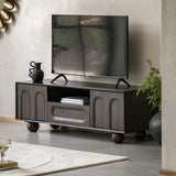 Zenith Walnut Media Unit Mango Wood - Maison Rêves UK