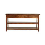 Caspain Mango Wood and Iron Display Table by Nordal