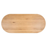 Fairmont Natural Oak Oval Dining Table by Richmond Interiors