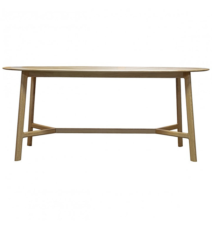 Madrid Oval Solid Oak Dining Table