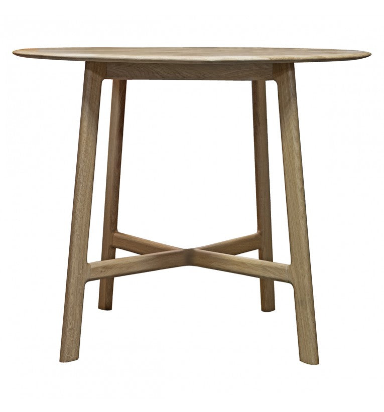 Modera Round Solid Oak Dining Table - Maison Rêves UK