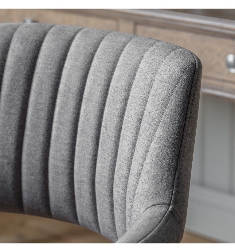 Meridelle Fabric Swivel Chair - Maison Rêves UK