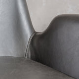 Calma Swivel Office Chair Charcoal - Maison Rêves UK