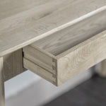 Fernhaven 1 Drawer Wooden Desk Grey - Maison Rêves UK