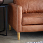 Cresta 2 Seater Sofa Vintage Brown Leather - Maison Rêves UK