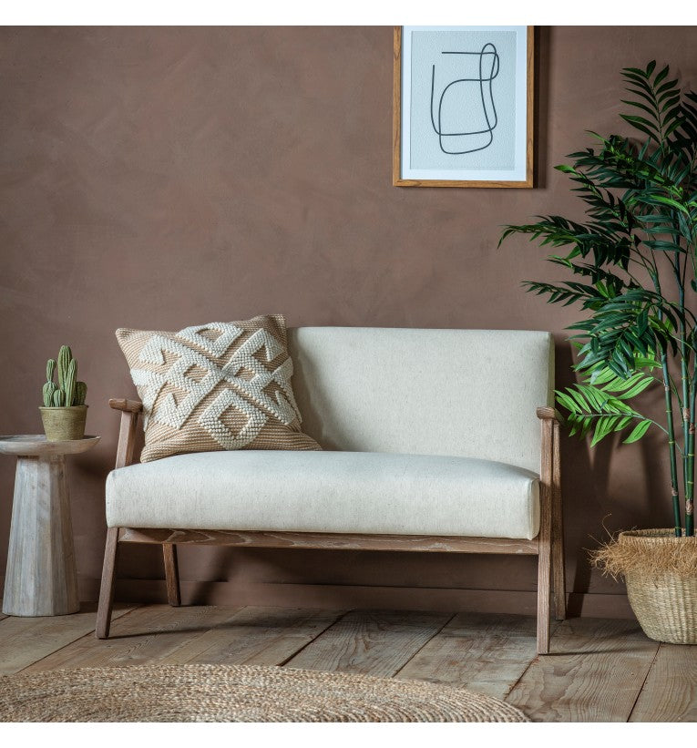 Serenara 2 Seater Sofa Natural Linen - Maison Rêves UK