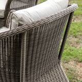 Foxwood Outdoor Rattan Lounge Dining Set Natural