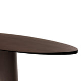 Strata Large Oval Walnut Dining Table by Eccotrading Design London - Interitower | UK 